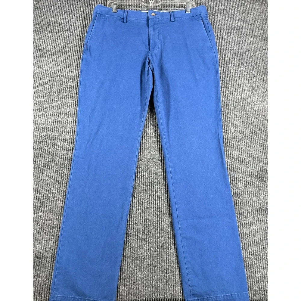 Polo Ralph Lauren Chino Pants Mens‎ 34x34 Blue Stretch Classic Fit Casual Golf